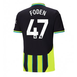 Manchester City Phil Foden #47 Replika Udebanetrøje 2024-25 Kortærmet